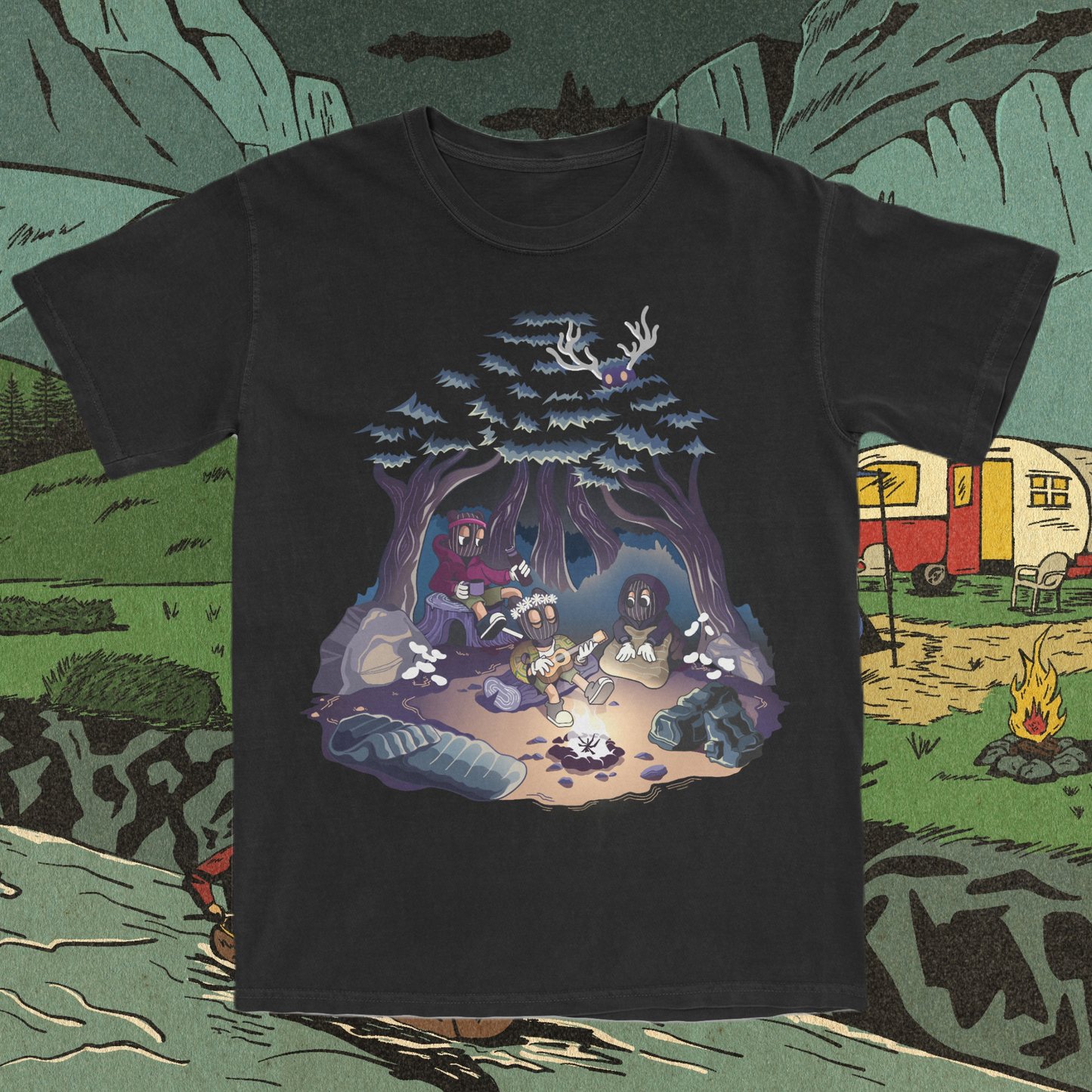 Whispers in the Trees: A Beast Campfire Story T-Shirt