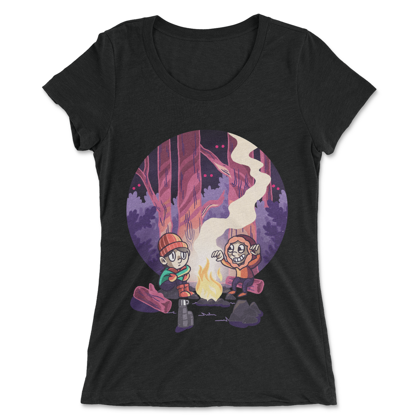 Retro Campfire Women's Triblend T-Shirt