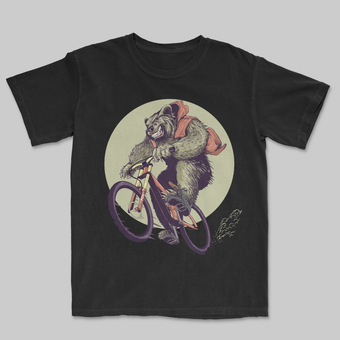 Bear on a Tear: Mountain Biking Mayhem T-Shirt