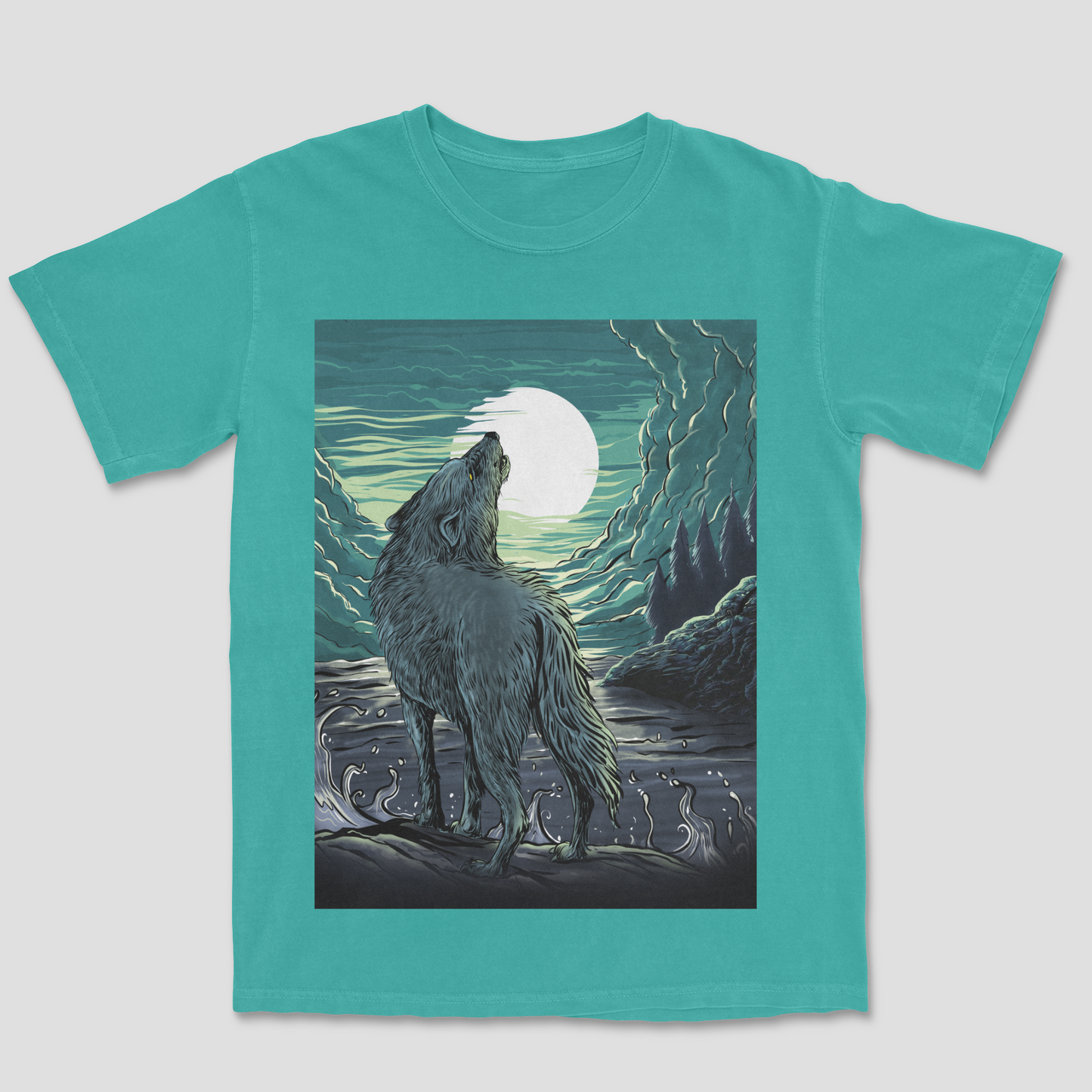 Howl of the Sea Wolf: A Coastal Tale T-Shirt